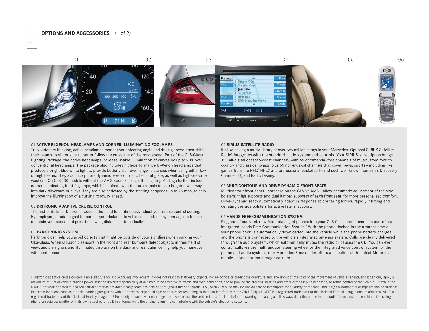2006 Mercedes-Benz CLS-Class Brochure Page 17